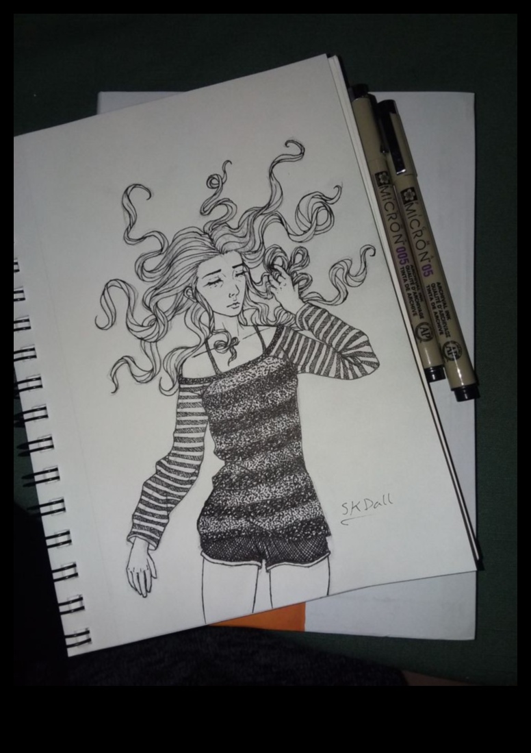 שליטה בדיו: יצירת רישומים מפורטים ואקספרסיביים