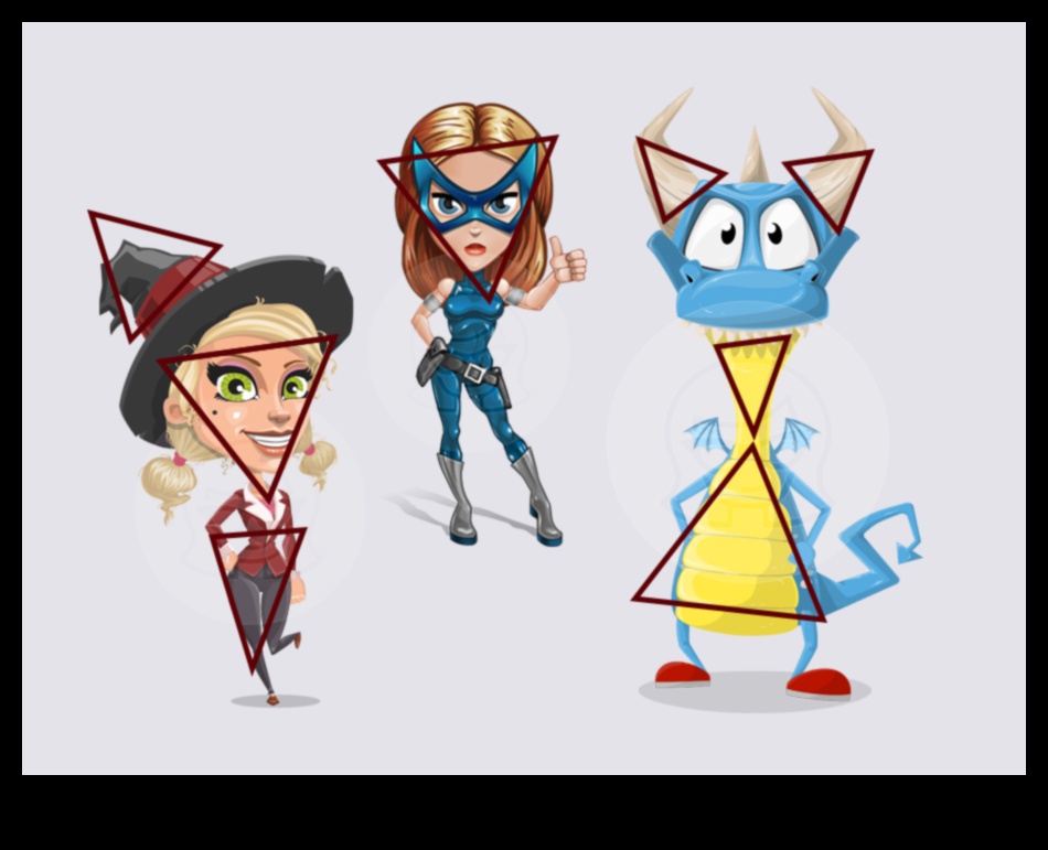 דמויות צבעוניות: העברת אישיות באמצעות איורים מרהיבים