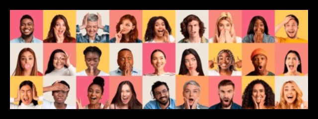 דמויות צבעוניות: ממחישות את המגוון של אישים