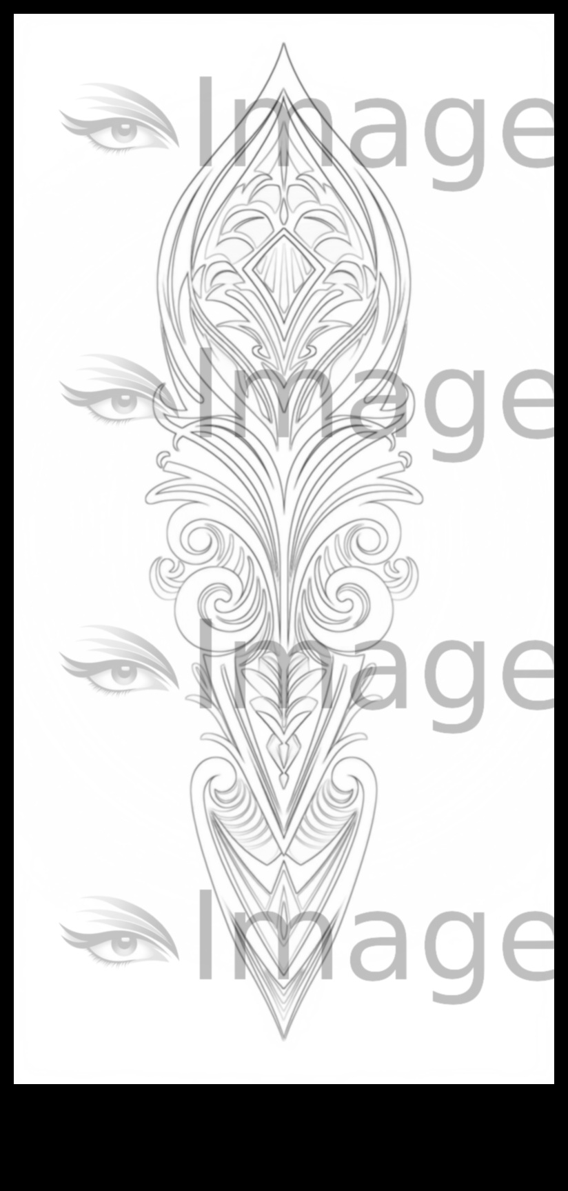 נבכי הדיו: יצירת אמנות קו מפורטת