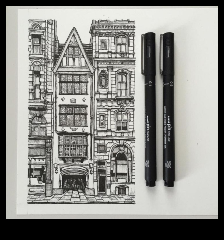 האמנות היפה של רישום בעט 2 דיוק בעט: השגת פרטים עדינים בציורי דיו